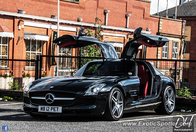 Mercedes SLS AMG spotted in Bolton, United Kingdom