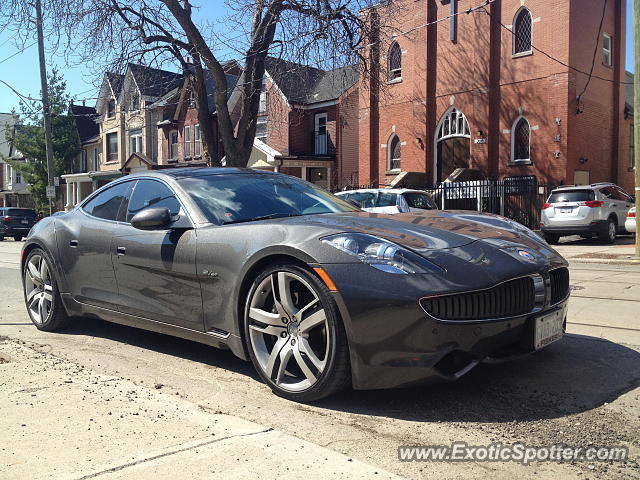 Fisker Karma spotted in Toronto, Canada