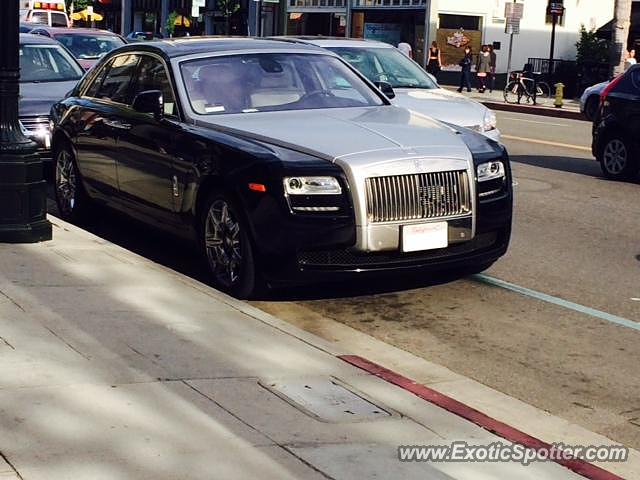 Rolls Royce Ghost spotted in Pasadena, California
