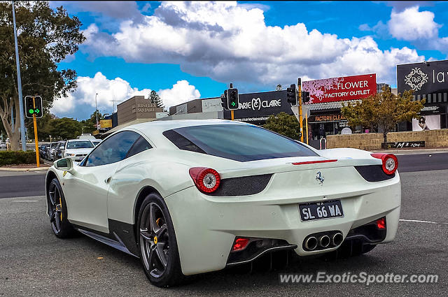Ferrari 458 Italia spotted in South Perth, Australia