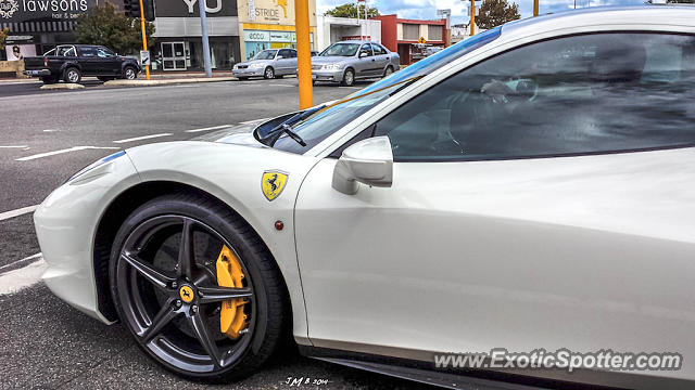 Ferrari 458 Italia spotted in South Perth, Australia