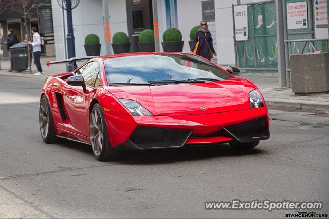 Lamborghini Gallardo spotted in Toronto, Canada