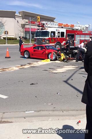 Ferrari F40 spotted in Woodbridge, Canada