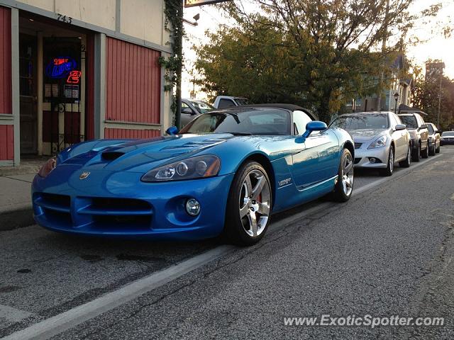 Dodge Viper spotted in Indianapolis, Indiana