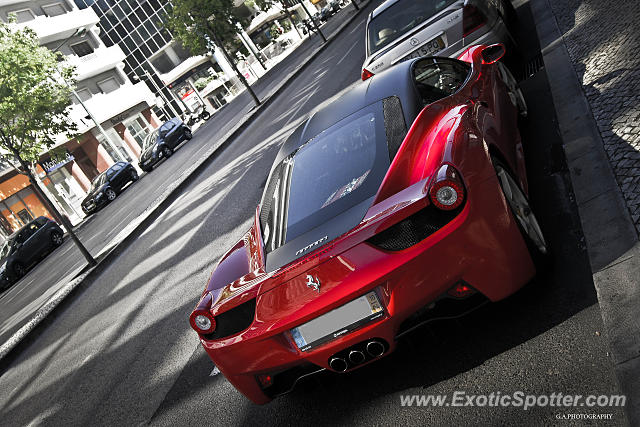 Ferrari 458 Italia spotted in Lisbon, Portugal