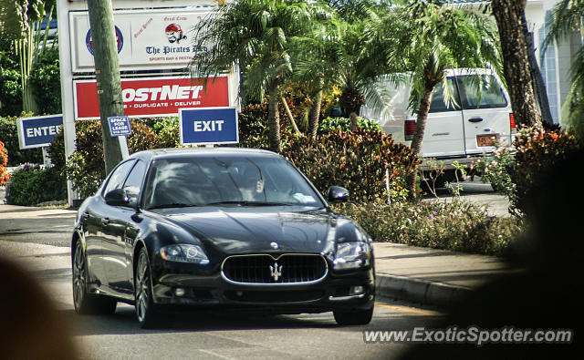 Maserati Quattroporte spotted in Grand Cayman, Unknown Country