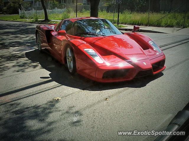 Ferrari Enzo spotted in Woodmere, New York