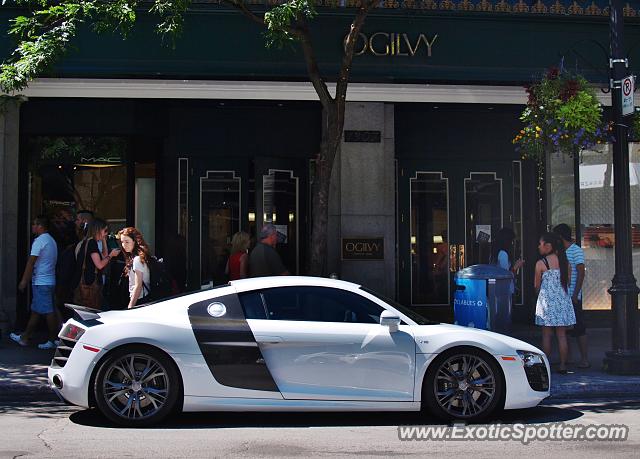 Audi R8 spotted in Montreal, Canada