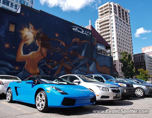 Lamborghini Gallardo spotted in Montreal, Canada