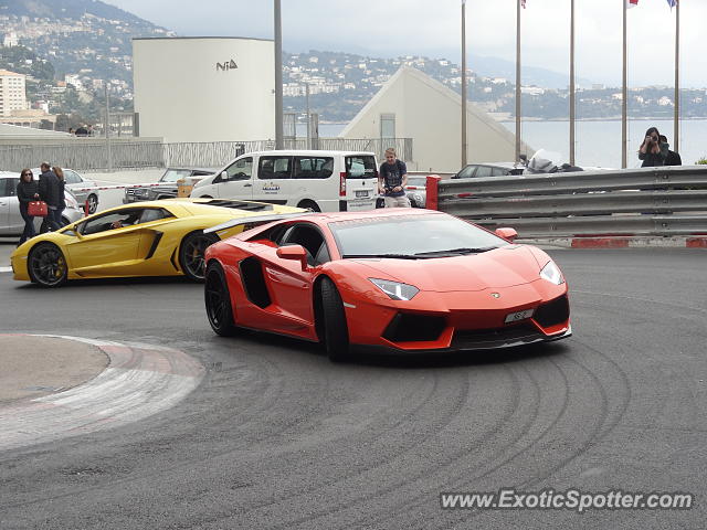 Lamborghini Aventador spotted in Monte carlo, Monaco