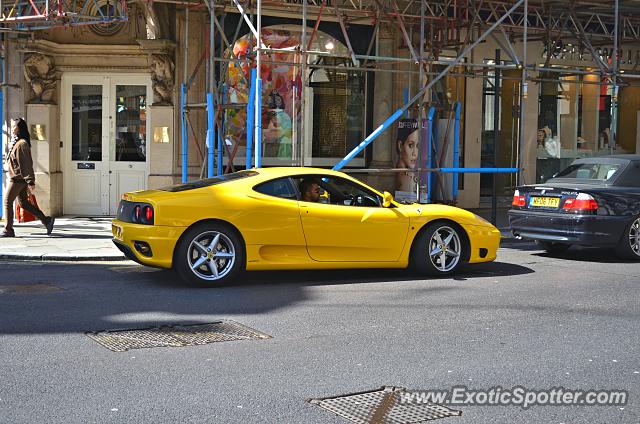 Ferrari 360 Modena spotted in London, United Kingdom