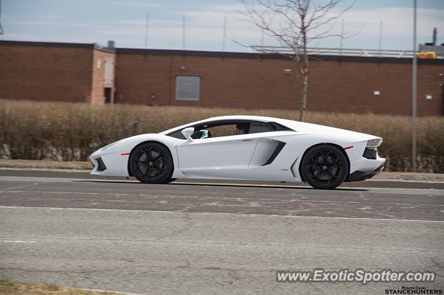 Lamborghini Aventador spotted in Toronto, Canada