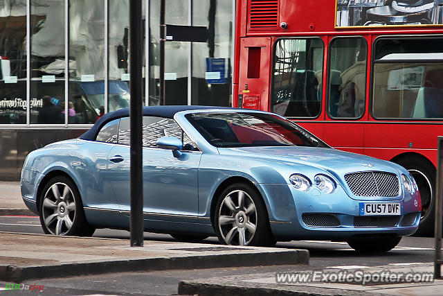 Bentley Continental spotted in London, United Kingdom