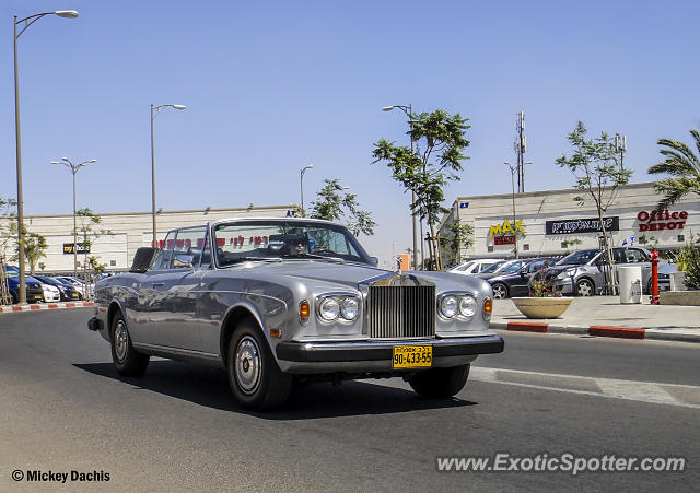 Rolls Royce Corniche spotted in Be'er Sheva, Israel