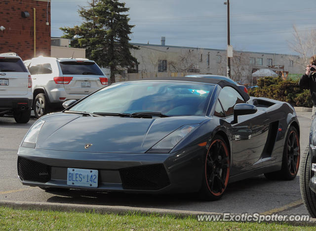 Lamborghini Gallardo spotted in Toronto, Canada