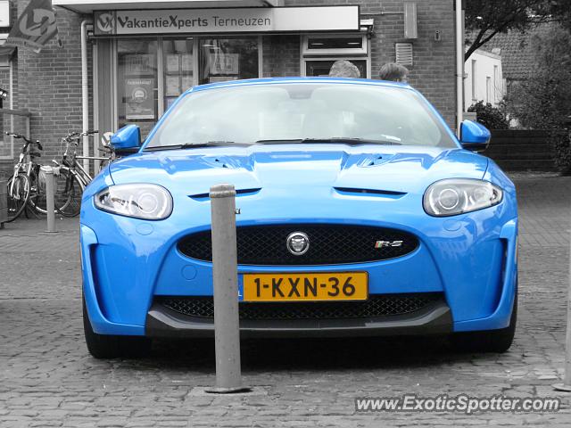 Jaguar XKR-S spotted in Terneuzen, Netherlands