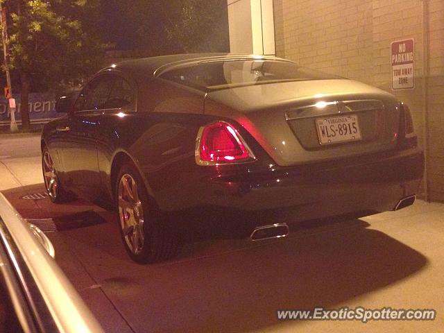 Rolls Royce Wraith spotted in Washington DC, United States