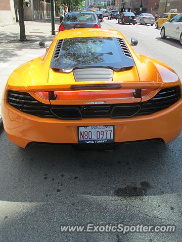 Mclaren MP4-12C spotted in Chicago, Illinois