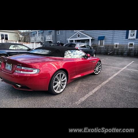 Aston Martin DB9 spotted in Old OrchardBeach, Maine