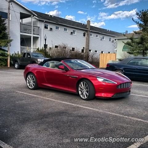Aston Martin DB9 spotted in Old OrchardBeach, Maine