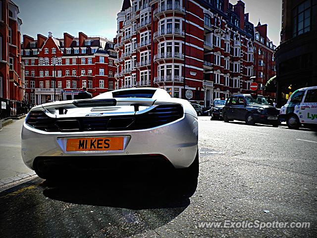 Mclaren MP4-12C spotted in London, United Kingdom