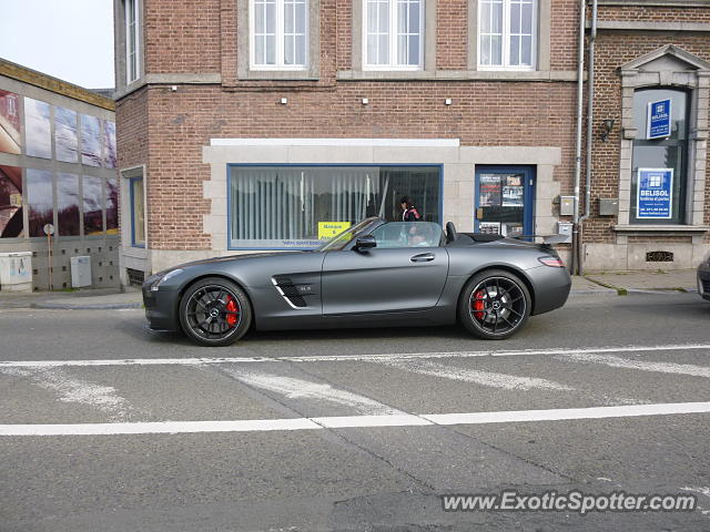 Mercedes SLS AMG spotted in Huy, Belgium