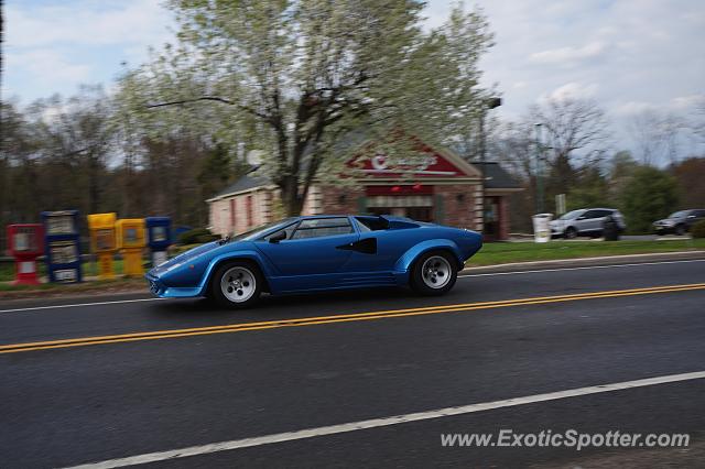 Lamborghini Countach spotted in Bernardsville, New Jersey