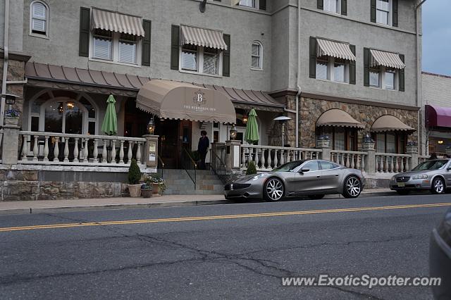 Fisker Karma spotted in Bernardsville, New Jersey