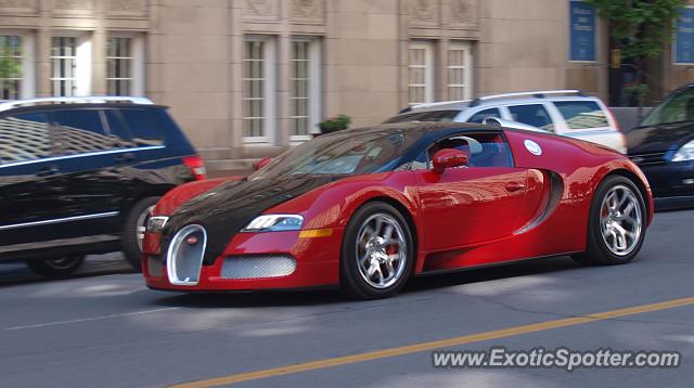 Bugatti Veyron spotted in Montreal, Canada