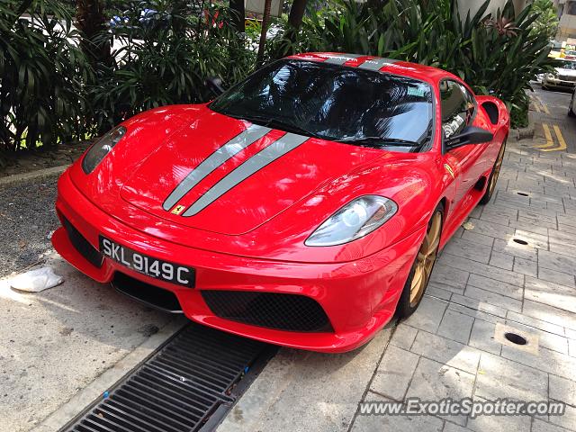 Ferrari F430 spotted in Orchard Road, Singapore