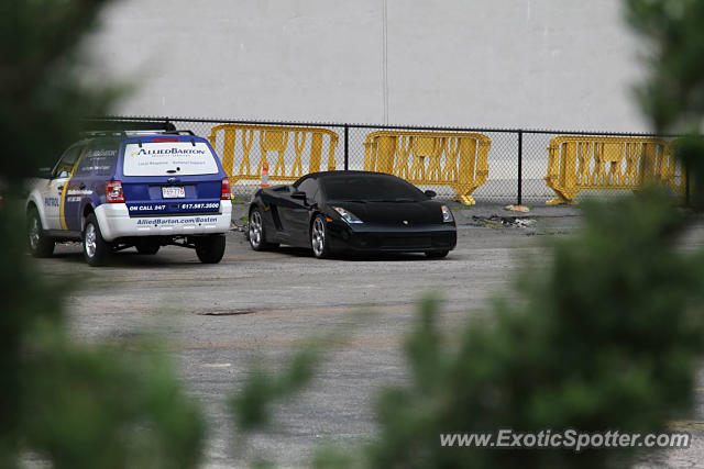 Lamborghini Gallardo spotted in Boston, Massachusetts