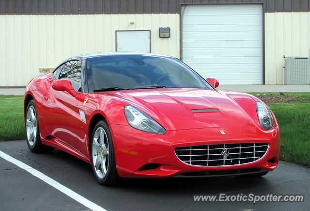 Ferrari California spotted in New Albany, Ohio