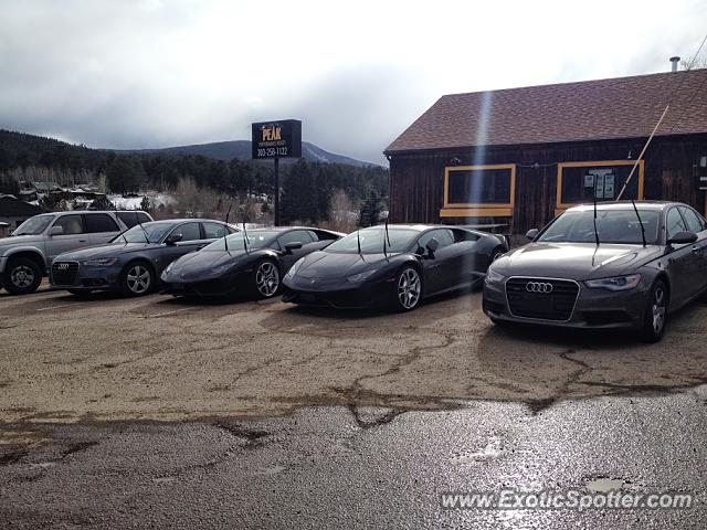 Lamborghini Huracan spotted in Nederland, Colorado