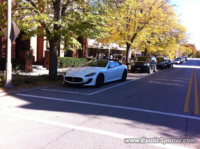Maserati GranTurismo spotted in Lake Forest, Illinois