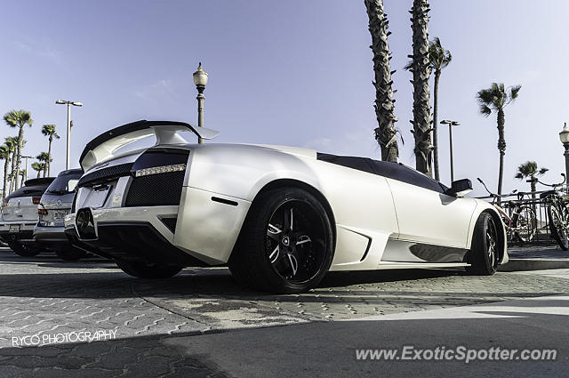Lamborghini Murcielago spotted in Huntington Beach, California