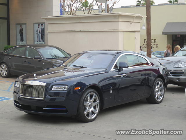 Rolls Royce Wraith spotted in Beverly Hills, California