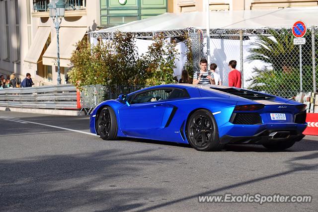 Lamborghini Aventador spotted in Monte Carlo, Monaco