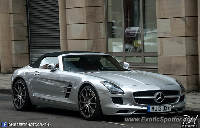 Mercedes SLS AMG spotted in Manchester, United Kingdom