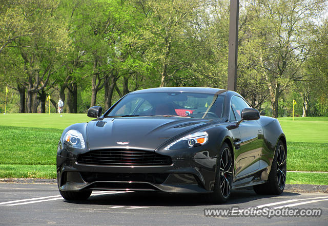 Aston Martin Vanquish spotted in Columbus, Ohio