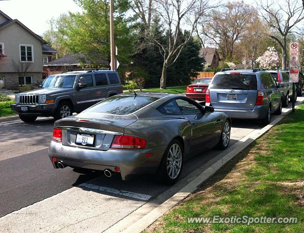 Aston Martin Vanquish spotted in Wilmette, Illinois