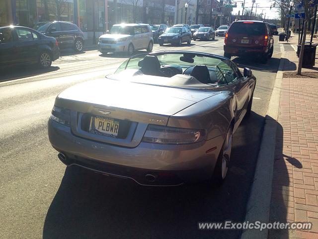 Aston Martin Virage spotted in Chatham, New Jersey
