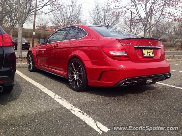Mercedes C63 AMG Black Series spotted in Madison, New Jersey