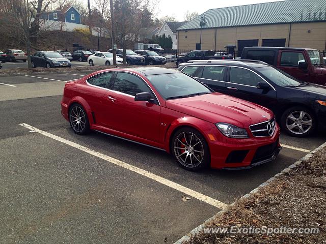 Mercedes C63 AMG Black Series spotted in Madison, New Jersey