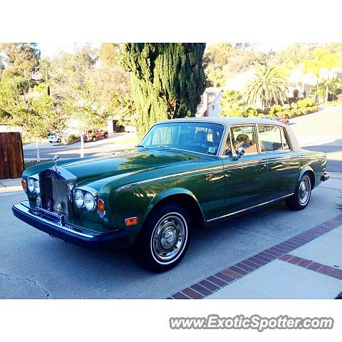 Rolls Royce Silver Shadow spotted in La Jolla, California