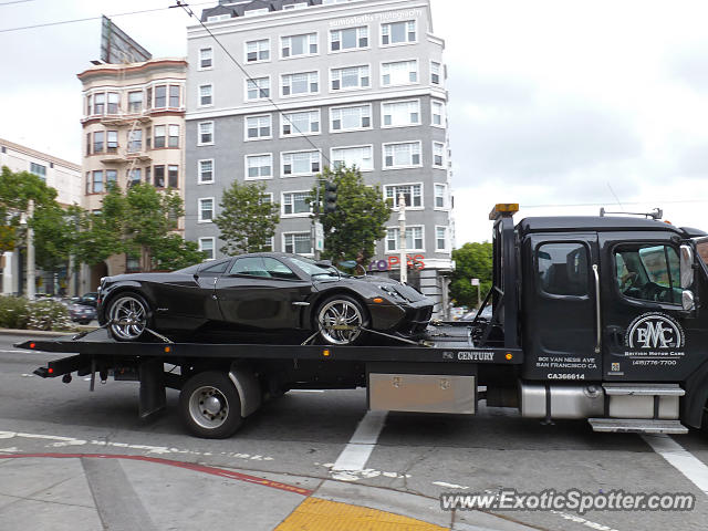 Pagani Huayra spotted in San Francisco, California
