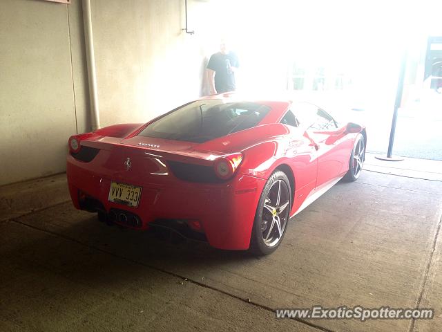 Ferrari 458 Italia spotted in Short Hills, New Jersey