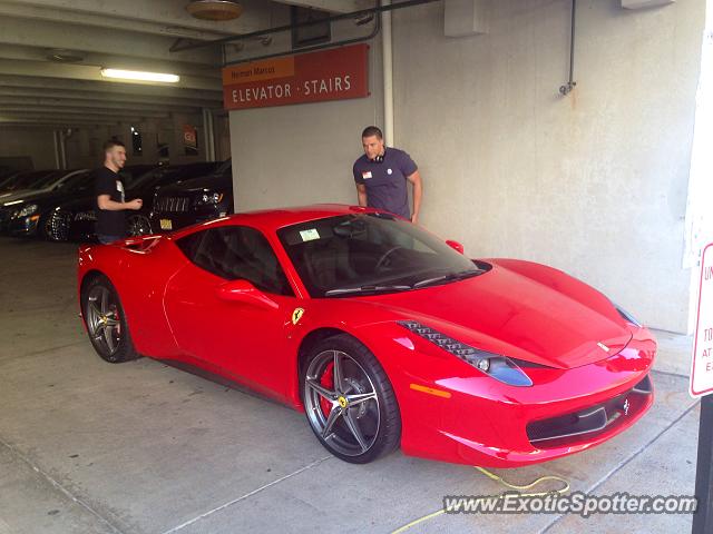 Ferrari 458 Italia spotted in Short Hills, New Jersey
