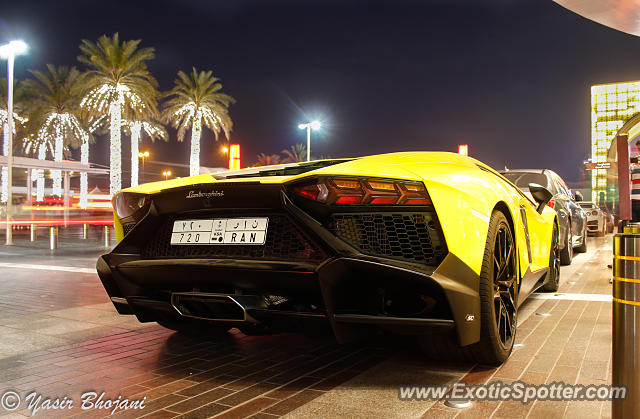 Lamborghini Aventador spotted in Dubai, United Arab Emirates