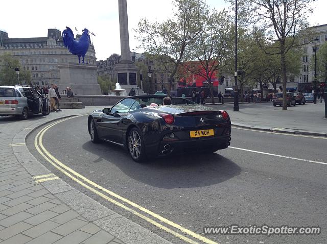 Ferrari California spotted in London, United Kingdom