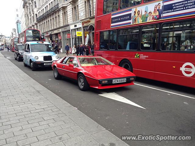 Lotus Esprit spotted in London, United Kingdom